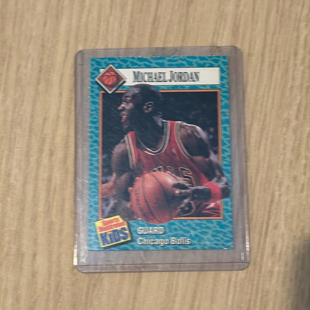 Michael Jordan sports illustrated card